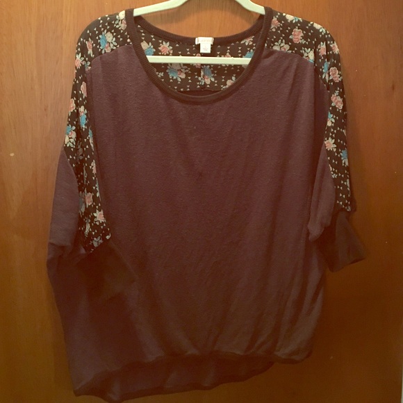 3/4 sleeve sweater