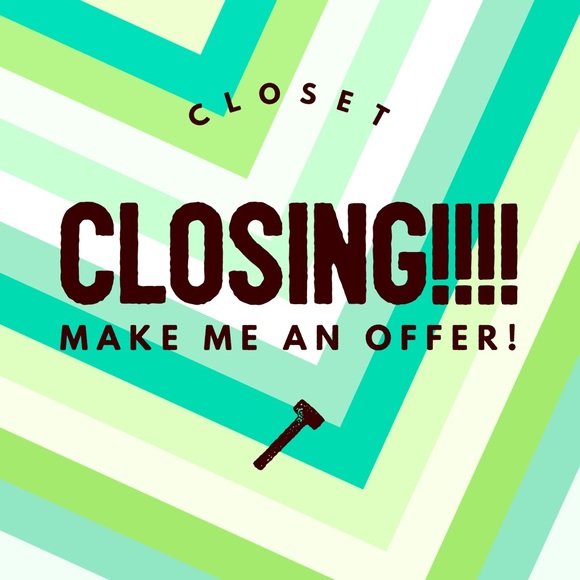 Everything must go!
