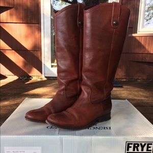 Frye Melissa Button boots in Congac size 7