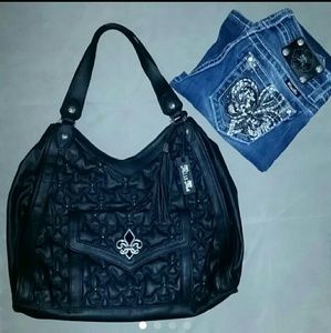 Miss me original leather shoulder bag