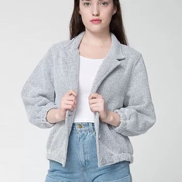 American Apparel Nantucket fleece jacket - Picture 1 of 2