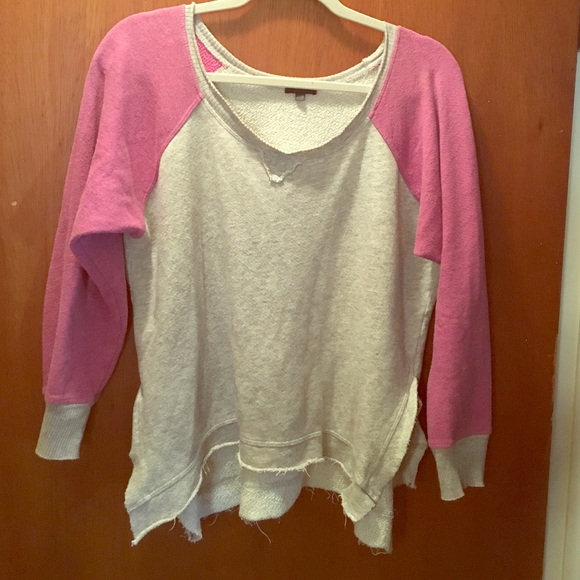 Scoop neck sweatshirt