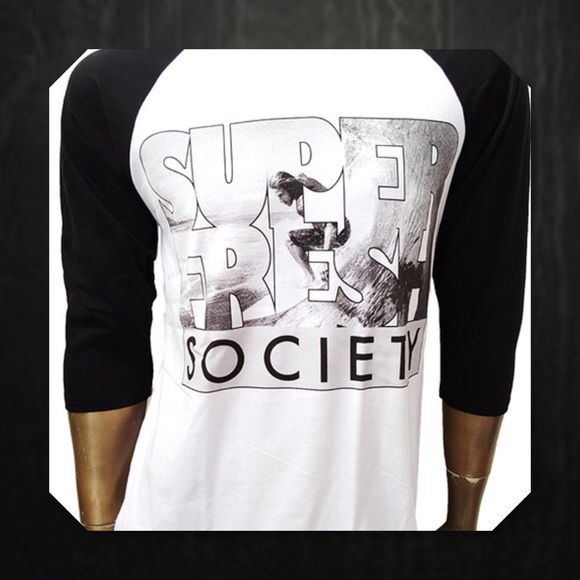 ITS HERE NEW Black/White Men Baseball Graphic Tee - Picture 2 of 2