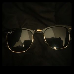Black and Gold RayBan Club Masters