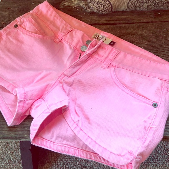 Neon Pink Shorts