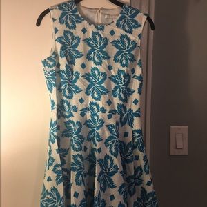 Diane von Furstenberg blue floral Dress