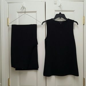 Talbots black Top and Pants set