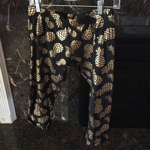 Pineapple stretch leggings