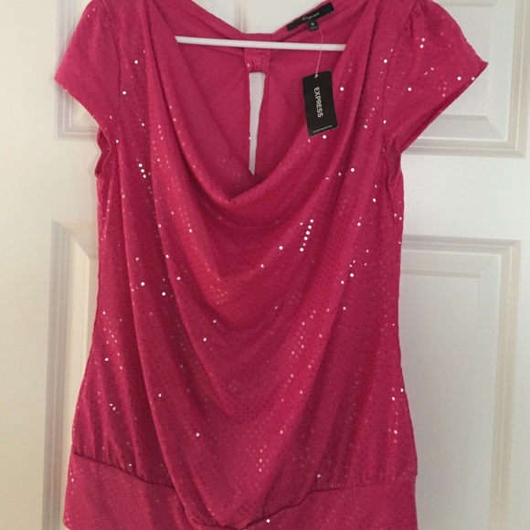 Express sparkly top