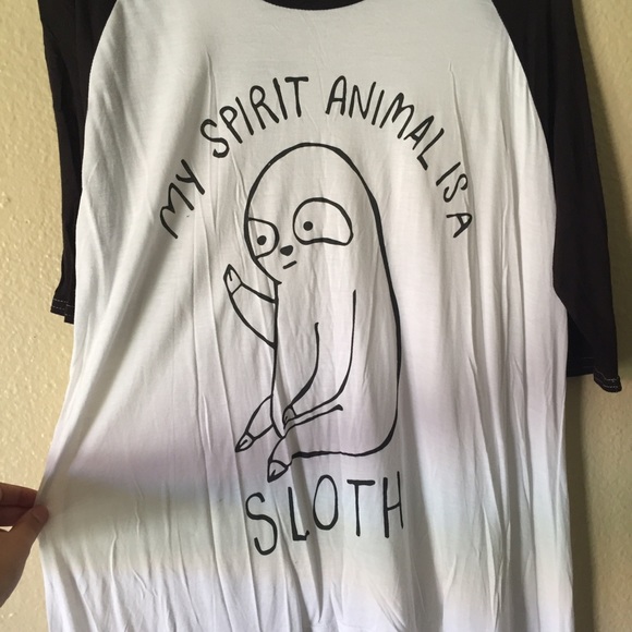 Jac Vanek sloth tee
