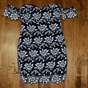 Black and white Lace dress Akira Chicago