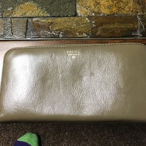 Fossil leather wallet