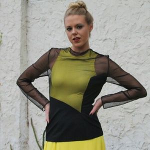 SOLD Gianni Versace Couture Sheer Top SOLD