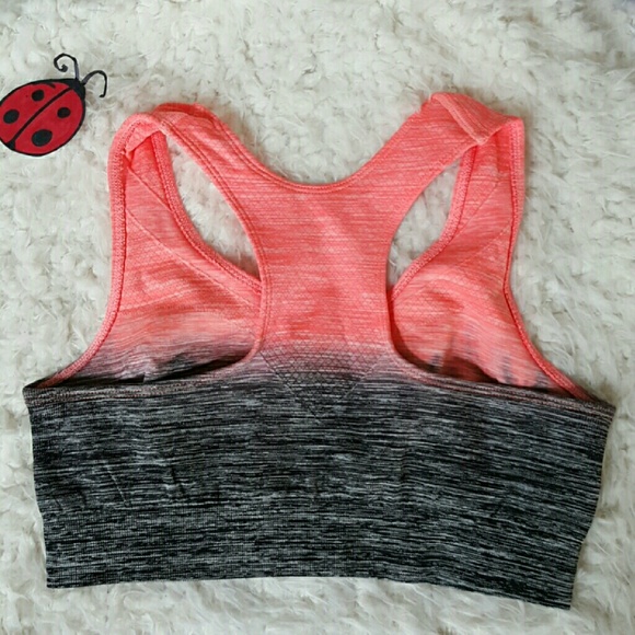 New black coral ombre sports bra - Picture 4 of 4