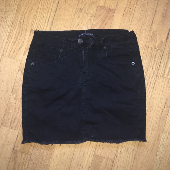 Brandy denim mini skirt