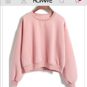 Super Soft Pink Crop Sweater