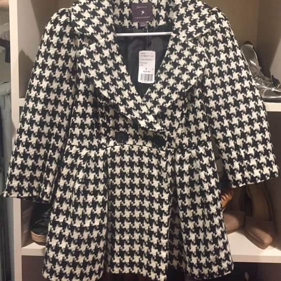 Houndstooth Peplum Jacket
