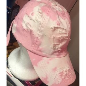 Distressed Pink Hat