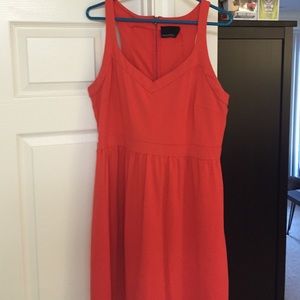 cotton coral dress