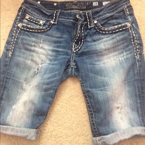 Womens miss me Bermuda shorts