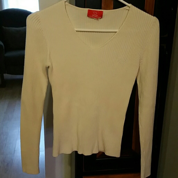 White Oscar DE LA Renta sweater Small