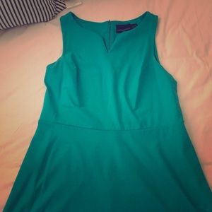 cotton green dress