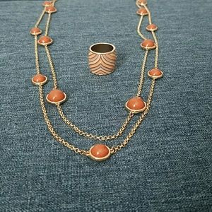Necklace and ring set