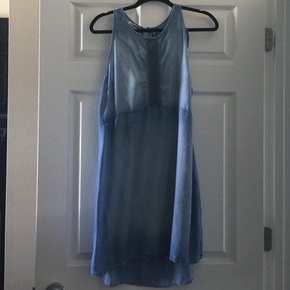 Maurice's soft denim hi/lo dress M nwot