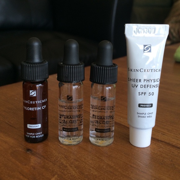 Skinceuticals samples - phloretin, b5, sheer SPF
