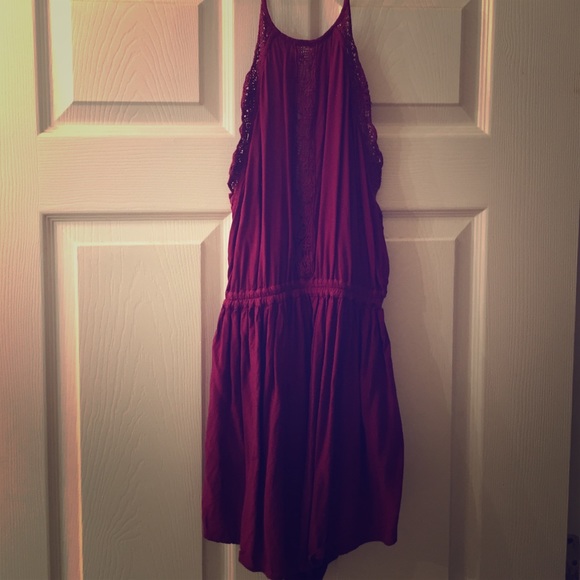 Free people low back romper