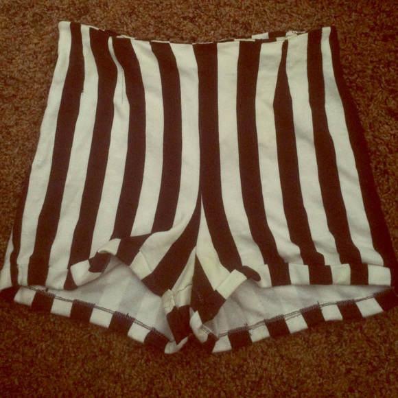 Striped Brandy Shorts