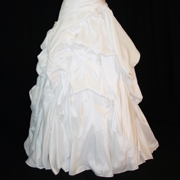 Amazing Draped Wedding Dress - Picture 2 of 2