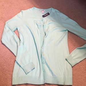 NWT old navy mint green cardigan, size small tall