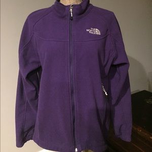 Purple North Face Jacket Coat Women's Large NWOT