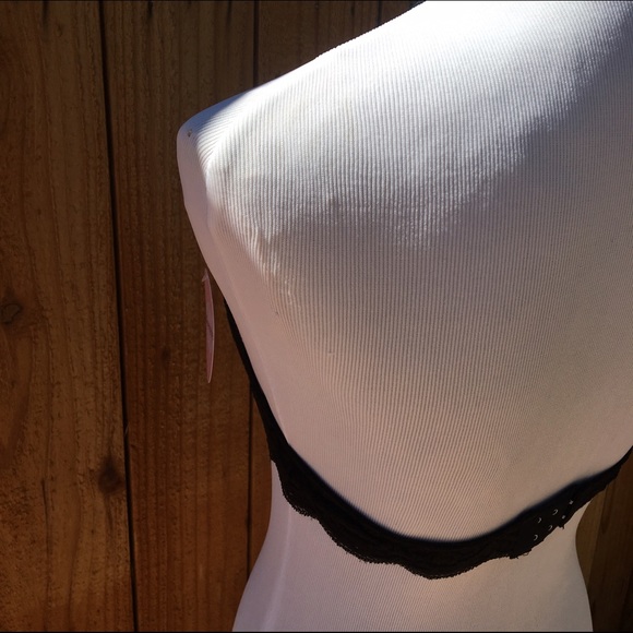 *LAST ONE* Black Lace Halter Top Bralette - Picture 3 of 4