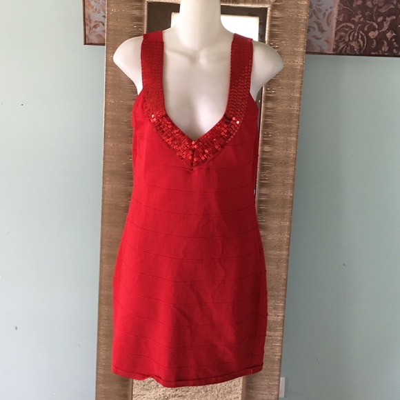 Red Knit Dress