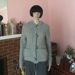 SOLD!!! Gray Cozy Button Down Sweater