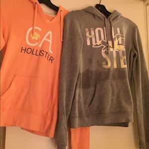 Two Hollister sweatshirts