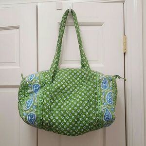 Small travel size Vera Bradley duffle bag