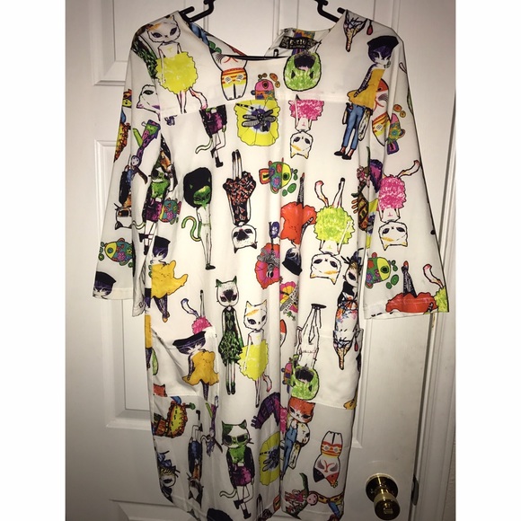 Chinese cat dress