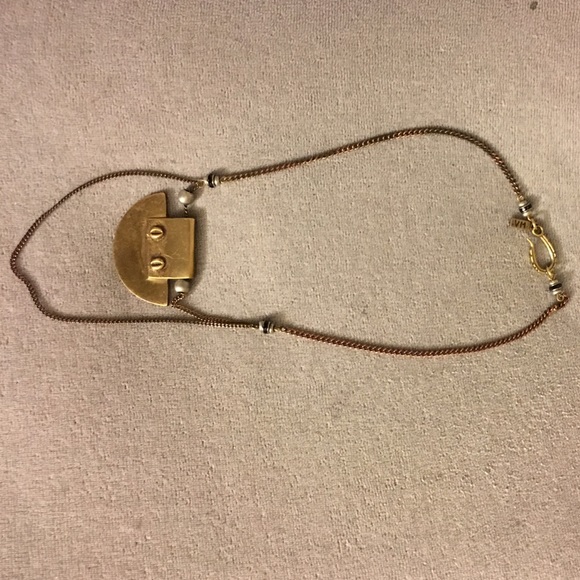 Authentic Vanessa Mooney mixed metal necklace! - Picture 2 of 4