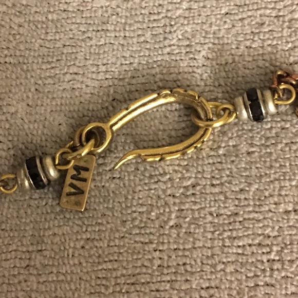 Authentic Vanessa Mooney mixed metal necklace! - Picture 3 of 4