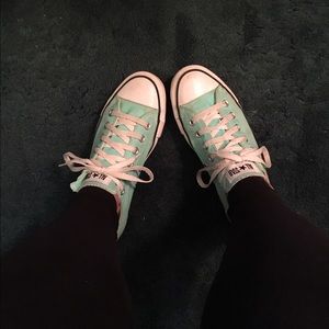 Mint green Converse Chuck Taylor all stars