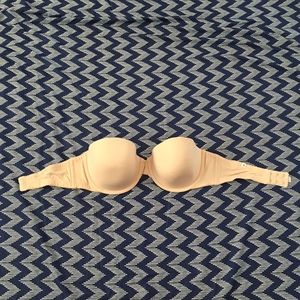VS PINK. Nude strapless bra 34D