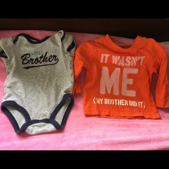 Brother onesies & t shirt - Picture 1 of 3