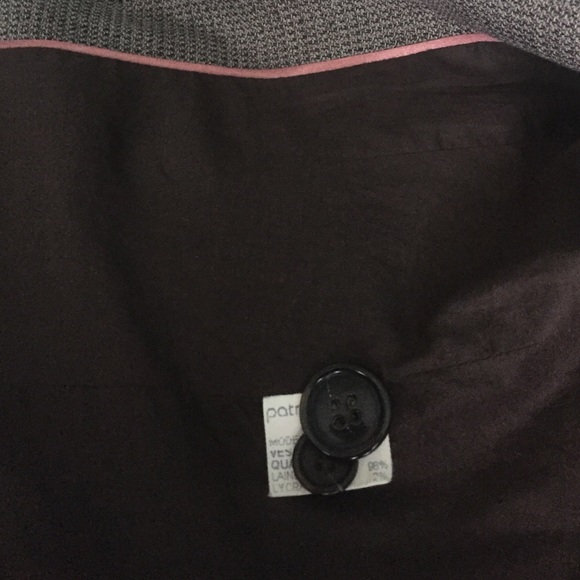 Taupe brown tweed vintage blazer - Picture 4 of 4