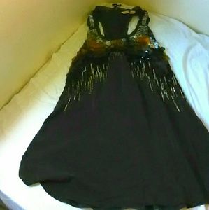 Silk Dress with sequences