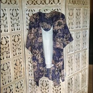 Elegant Shades of Purple Kimono from Nordstrom