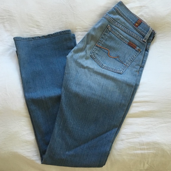 Light wash 7 For All Mankind jeans