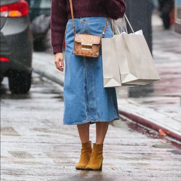 70s Denim Skirt Long Hotsell, 54% OFF 
